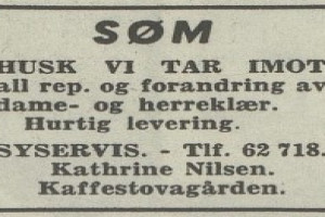 Bilde av Kathrine Nilsen - syservis